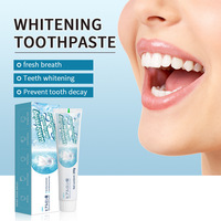 Dentifrice au bicarbonate de soude en gros 200g, jaune et anti-taches, saveur menthe double, pour une haleine fraîche