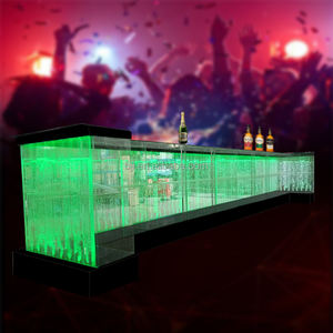 أثاث بار مخصص حديث متحرك أدى تغيير لون فقاعة الماء الخمور الجدار - Product Image 6