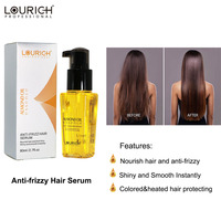 Sérum Capilar de Aceite de Almendras LOURICH, Anti-Frizz, Repara Puntas Abiertas, Protege del Calor, Suaviza y da Brillo, Aceite Capilar para Cabello Seco y Dañado, de Salón