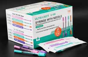 <span class=keywords><strong>Jeringa</strong></span> <span class=keywords><strong>de</strong></span> <span class=keywords><strong>Insulina</strong></span> Desechable y Estéril U-100 <span class=keywords><strong>de</strong></span> Color Rosa <span class=keywords><strong>de</strong></span> 0.5ml y 1ml con Aguja <span class=keywords><strong>de</strong></span> 30G, 31G, 32G, 8mm, 5/16'', 6mm, 1/4'' para la Mayoría <span class=keywords><strong>de</strong></span> los Tipos <span class=keywords><strong>de</strong></span> <span class=keywords><strong>Insulina</strong></span> - Product Image 3