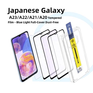 สำหรับ<span class=keywords><strong>ซัม</strong></span><span class=keywords><strong>ซุง</strong></span> กาแลคซี่ เอ 23/A22/A21/A20 9H ฟิล์มกระจกนิรภัยอาซาฮี เอจี-<span class=keywords><strong>โทรศัพท์</strong></span>มือถือป้องกันการระเบิดแสงสีฟ้าคลุมทั้งหมด 0.33 มม. ปราศจากฝุ่น - Product Image 1