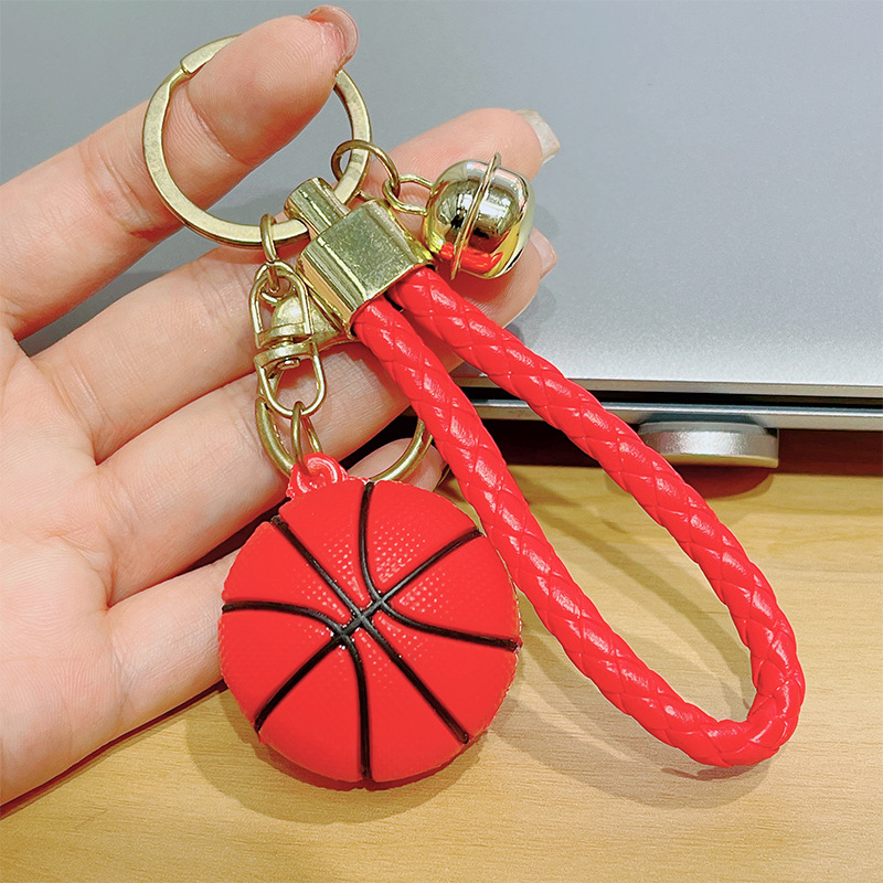 Fashion Creative 3D Cartoon PVC Basketball Shape Keychains | Custom Soft Rubber Keychain | Yiwu Yiyu