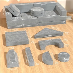 Canapé-lit pliable multifonctionnel pour enfants, garçons et filles <span class=keywords><strong>Matelas</strong></span> en mousse - Product Image 3