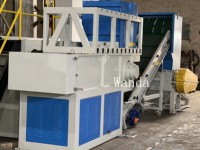 Déchiqueteuse et broyeur à arbre unique pour gros déchets de tuyaux en HDPE, PE, PP
