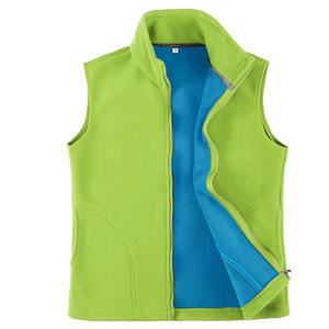 Gilet <span class=keywords><strong>Casual</strong></span> da <span class=keywords><strong>uomo</strong></span> in pile polare con gilet da esterno Plus Size con Design senza maniche e chiusura a cerniera per l'inverno - Product Image 4