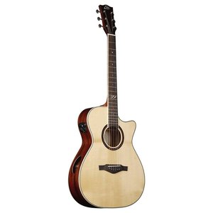 Guitare acoustique naturelle Tri A300ce, échelle 628 mm, corps en acajou, avec cutaway et micro intégré - Product Image 1