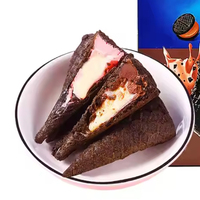 Chocolat cornet de crème glacée fourré Matcha fraise croustillante chocolat étiquette personnelle personnalisée
