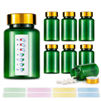 Bouteilles en plastique PET imperméables de 120 ml sans odeur, de qualité alimentaire, pour l'emballage de médicaments hospitaliers