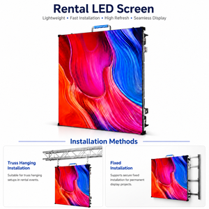 Pantalla LED para Interiores P4.81 4K de 500x500 con 900 Nits de Brillo, Garantía de 2 Años, Legible Bajo la Luz Solar, para Construcción Rápida y Alquiler - Product Image 5