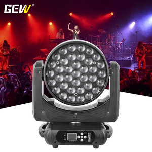 GEVVDMXコントロールLED4in1ムービングヘッドウォッシュライト37 * 25WLEDズーム無駄ムービングヘッド照明ステージ照明DJバーディスコパーティー用 - Product Image 4