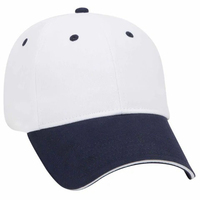 Casquette de baseball à 6 panneaux, style broderie 3D personnalisée, structure en coton, course à pied, sport, deux tons, sandwich, chapeau à cadre pour hommes