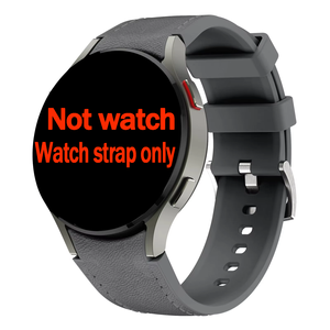 Correa de reloj inteligente híbrida de cuero y silicona de liberación rápida Upro para Samsung Galaxy Watch 6/7/5/4, agradable al tacto, para Galaxy Watch - Product Image 2