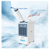 Refroidisseur d'air portable industriel 9000 BTU avec compresseur, sur pied, sans unité extérieure