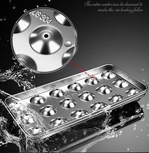 Moldes Redondos para Cubitos de Hielo de Acero Inoxidable al por Mayor Syh252 con Tapas - Product Image 4