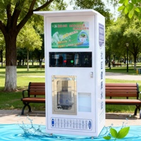 Distributeur d'eau en libre-service de 5 gallons, machine commerciale de remplissage de bouteilles d'eau potable purifiée par osmose inverse, kiosque