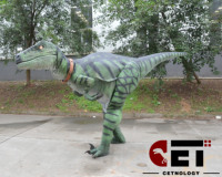 Costume de dinosaure Velociraptor réaliste et imperméable, pour le monde des dinosaures, les parcs à thème et les aires de jeux
