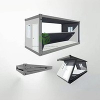 Oficina Modular Portátil |   Edificio Prefabricado de Acero |   Fácil Montaje |   Casa Contenedor Plegable en Z de Diseño Chino