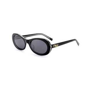 Gafas de Sol Ovaladas de Acetato con Montura Completa, Lentes Polarizadas, Ligeras, Anti-Radiación, Cómodas, Unisex, a la Moda - Product Image 1