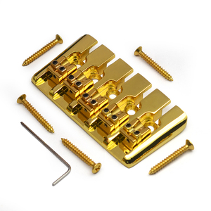 Vàng cổ điển 5 chuỗi bị khóa yên Bass cầu 95x49.5mm dưới thông qua khoảng cách chuỗi 16.5mm Bass cố định cầu - Product Image 1