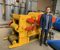 Bamboo Drum Chipper Machine, Wood Shredder, Form