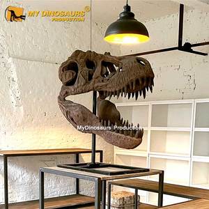 Mon <span class=keywords><strong>Dino</strong></span> XJ120 Haute Qualité Résine Réaliste Squelette De Dinosaure <span class=keywords><strong>t</strong></span>-<span class=keywords><strong>rex</strong></span> Crânes - Product Image 2