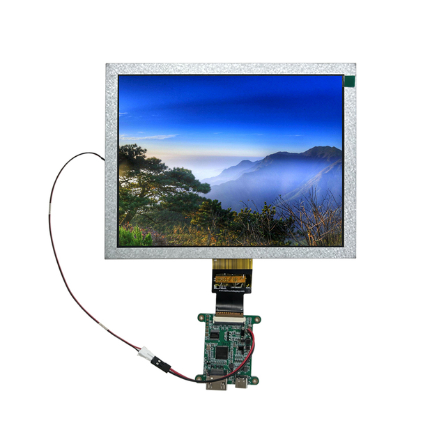 8 Inch TFT LCD Display 800*600 Resolution Panel Screen Type-C Interafce LCD Module for Raspberry Pi with Driver Board