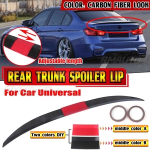 Alerón trasero de fibra de carbono para coche, alerón ajustable para maletero, alerón para techo trasero para VW GOLF MK5 MK6 MK7, para Honda Civic - Product Image 1