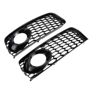 Cubierta de Rejilla para Faro Antiniebla Panal Hexagonal Parrilla Delantera para Audi <span class=keywords><strong>A5</strong></span> <span class=keywords><strong>B8</strong></span> S-Line S5 2008 2009 2010 2011 2012 - Product Image 1