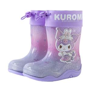 Chaussures en PVC transparentes, légères, imperméables, style botte, design de dessin animé mignon, effet cristal scintillant, pour l'été et l'hiver - Product Image 1