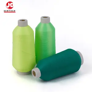 Fabricante al por mayor nylon trenzado dty nylon 6 hilo 70d/2 hilo de nylon elástico para calcetines tejer