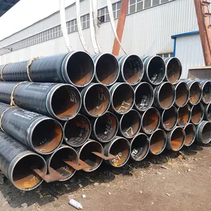 EN 10025 609.6*8*6000 ssaw pipes for Harbour work