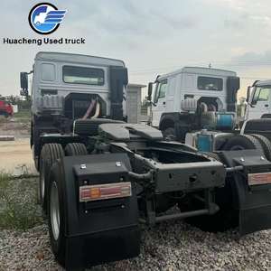 Chine camion lourd Haowo tracteur 371 chevaux 6*4 marque <span class=keywords><strong>voiture</strong></span> d'occasion à vendre à bas prix - Product Image 6