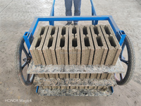 Machine automatique de fabrication de blocs de béton par vibration Hongbaoyuan pour la production de pavés creux et de briques de construction