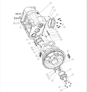 Hộp số lắp ráp 12js200t cho Trung Quốc xe tải