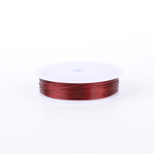 Corde à linge et ligne de pêche en acier inoxydable 304 avec revêtement de couleur pour l'extérieur Fil d'acier scellé en plastique - Product Image 1