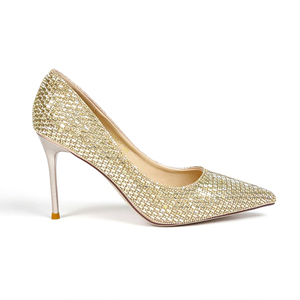Luxury Women's Stiletto Heels Dress Shoes Elegant for Wedding High End Design <b>Pointed</b> Toe High Pumps - Product Image 1