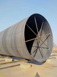 Tuyau d'acier soudé par spirale de tuyau d'acier de l'acier au carbone SSAW DN200 DN250 SCH40 pour le tuyau dragué - Product Image 5