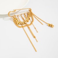 Charmes Irrégulier CCB Perlé Chaînes Gland Broche Broche pour Femmes À La Mode Dame Costume Décoration À La Mode Bijoux Accessoires Cadeaux