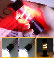 Zoomable Mini Portable LED Torche Flash Lampe 3 Modes Clignotant LED Tungstène Camping Lampe de Poche avec Étanche Ipx4
