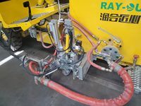 Machine de marquage routier autoportée MYL-300TP, application thermoplastique pulvérisable, conduite facile