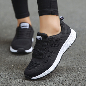 Scarpe da Passeggio Traspiranti in Mesh alla Moda Scarpe Sportive Bianche da Donna Scarpe da Tennis da Donna Sneakers da Fitness da Donna - Product Image 2