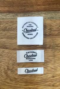 Ultra-thin, <b>soft</b> satin-weave labels, ideal for T-shirts; comfortable and non-irritating, suitable for sewing onto garment labels - Product Image 5