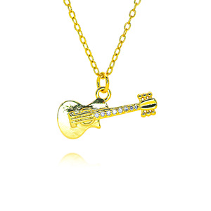 Nouveau acier inoxydable véritable plaqué or G Clef Note collier musique breloque bijoux pour femmes filles musique symbole pendentif collier - Product Image 3