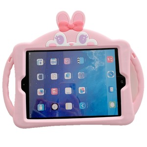 เคสแท็บเล็ตซิลิโคนรูปกระต่ายและแมวน่ารักสำหรับ iPad Air Pro 10 Gen 6 10. 9นิ้วฝาครอบรูปโบว์ดอกไม้2025ตัวยึดโชคดีแบบทำมือ - Product Image 6