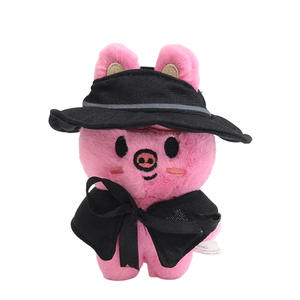 Peluche <span class=keywords><strong>de</strong></span> Conejito <span class=keywords><strong>de</strong></span> Dibujos Animados <span class=keywords><strong>de</strong></span> Kpop Stray Kids, Llavero SKZOO con Sombrero y Capa, Juguete <span class=keywords><strong>de</strong></span> Peluche, Colgante para Bolso - Product Image 4