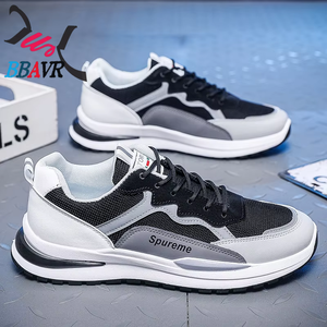 Chaussures de marche confortables et respirantes pour hommes ZX728, semelle intermédiaire et extérieure en PVC, empeignes en mesh, vente en gros directe d'usine - Product Image 4