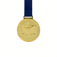 Médailles de sport personnalisées en métal doré vierge, fabrication directe d'usine en Chine, pour judo, haltérophilie, danse, volleyball, course à pied, récompenses miraculeuses