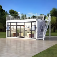 Mini maison conteneur pliable préfabriquée à stabilité standard à vendre Maison mobile pliante préfabriquée facile à construire