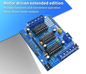 Module de commande de <span class=keywords><strong>moteur</strong></span> L293D, double pont en H, contrôleur de <span class=keywords><strong>moteur</strong></span> <span class=keywords><strong>pas</strong></span> à <span class=keywords><strong>pas</strong></span> DC, compatible <span class=keywords><strong>Arduino</strong></span>, carte de commande pour robot - Product Image 2