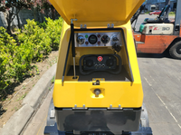 Mini-compacteur vibrant hydraulique à double tambour pour sol et asphalte SRD016W avec télécommande et engrenages